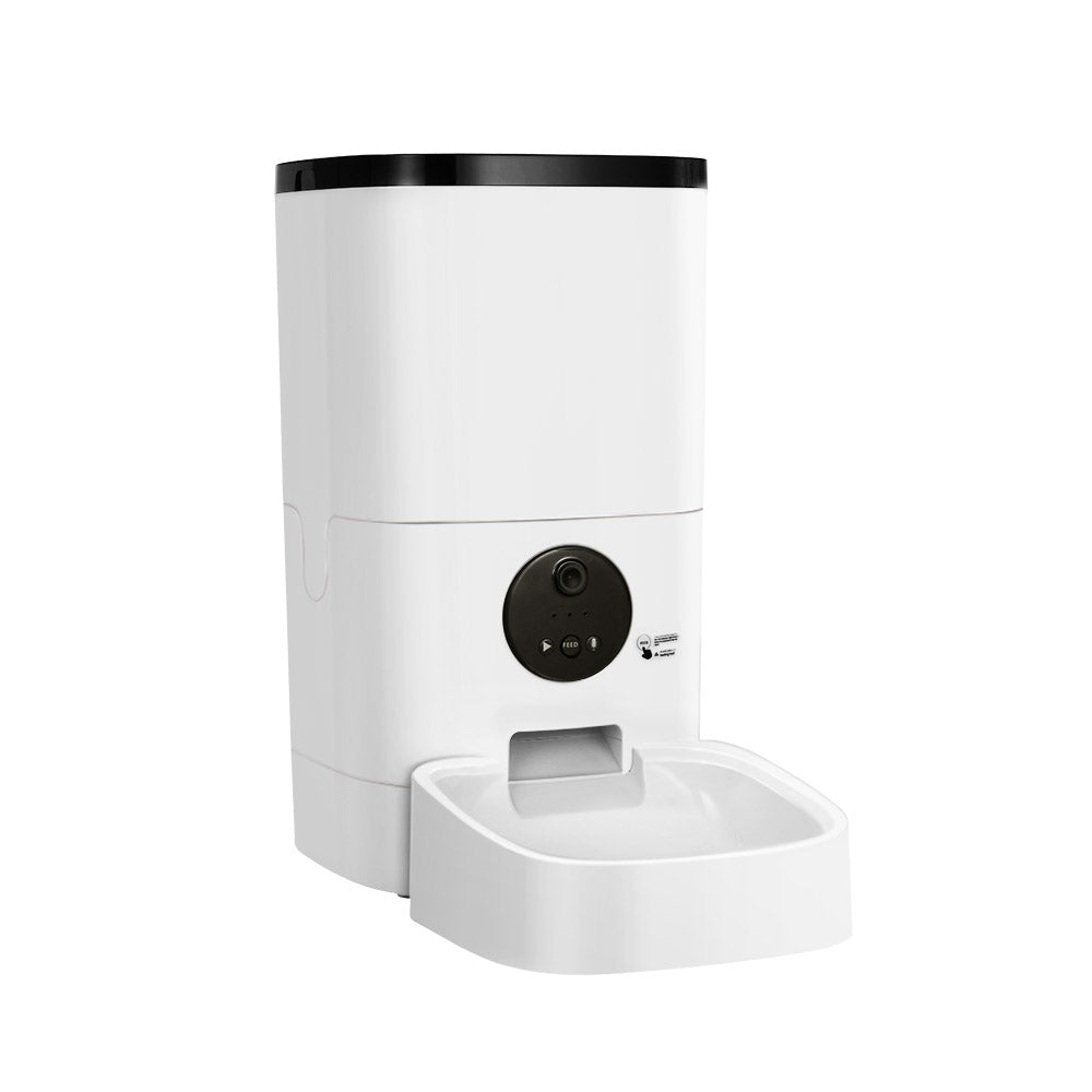 i.Pet Automatic Pet Feeder 6L Wifi Camera Dog Cat Smart Food Dispenser Timer - NuSea